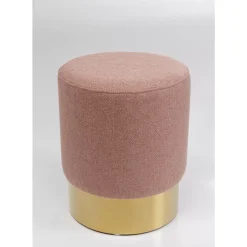 KARE Design Hocker Cherry Lina Rose Brass O35Cm- Sitzbänke