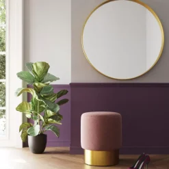 KARE Design Hocker Cherry Lina Rose Brass O35Cm- Sitzbänke