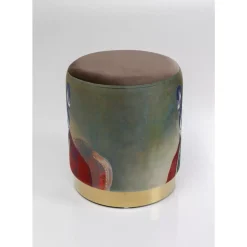 KARE Design Hocker Cherry Mr. Dog Brass O32Cm- Sitzbänke