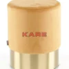 KARE Design Hocker Cherry Orange Brass O35Cm- Sitzbänke