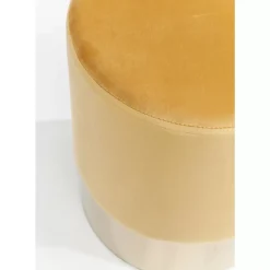 KARE Design Hocker Cherry Orange Brass O35Cm- Sitzbänke