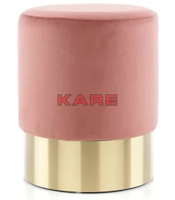 KARE Design Hocker Cherry Rose Brass O35Cm- Sitzbänke