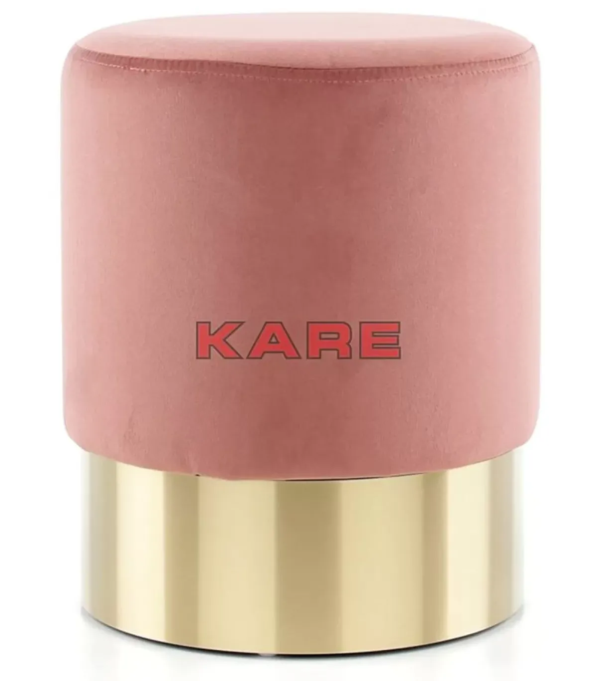 KARE Design Hocker Cherry Rose Brass O35Cm- Sitzbänke