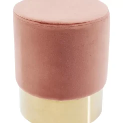 KARE Design Hocker Cherry Rose Brass O35Cm- Sitzbänke