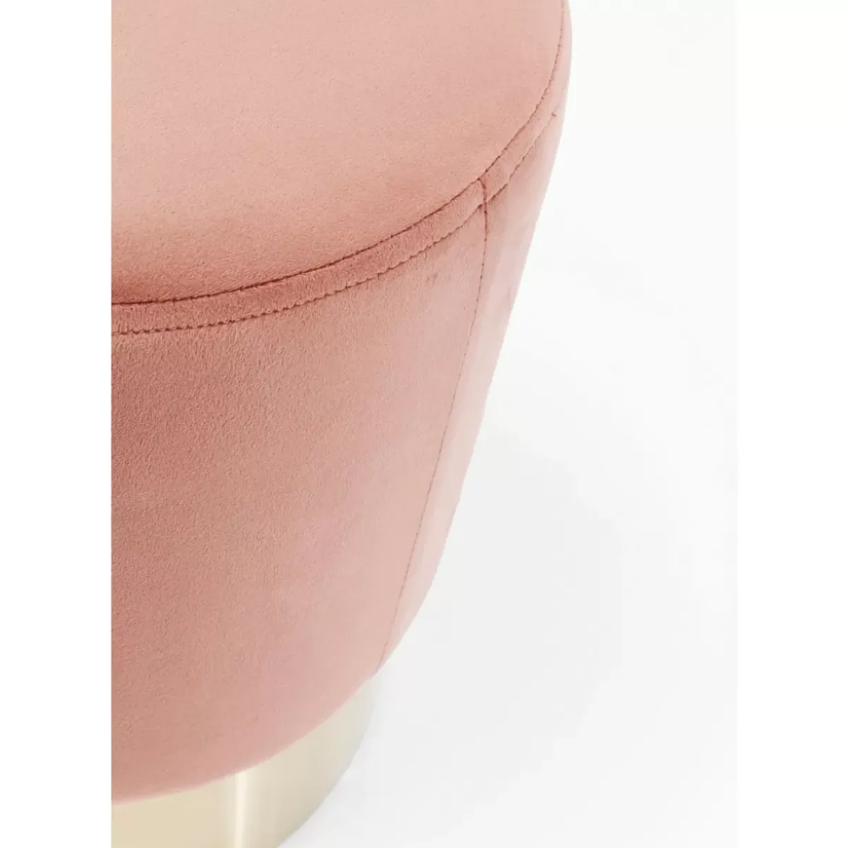 KARE Design Hocker Cherry Rose Brass O35Cm- Sitzbänke