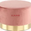 KARE Design Hocker Cherry Rose Brass O55Cm- Sitzbänke