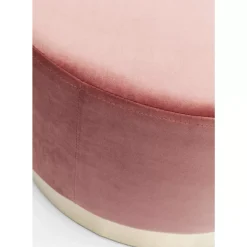 KARE Design Hocker Cherry Rose Brass O55Cm- Sitzbänke