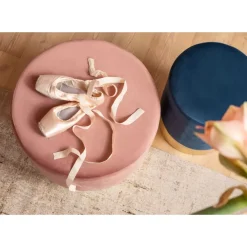 KARE Design Hocker Cherry Rose Brass O55Cm- Sitzbänke