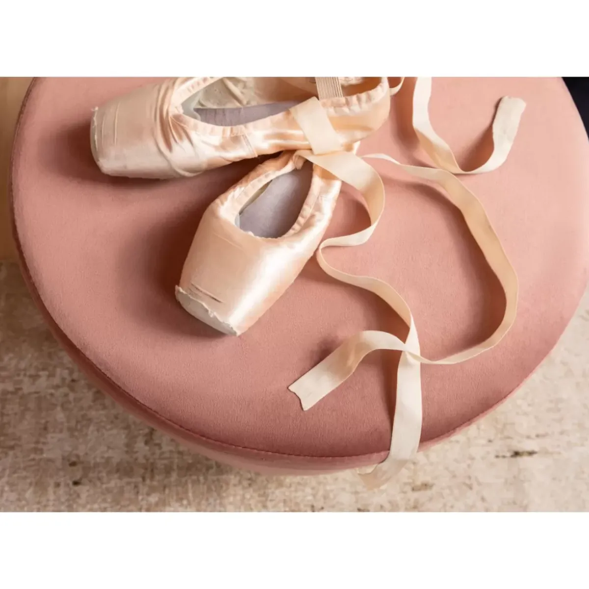 KARE Design Hocker Cherry Rose Brass O55Cm- Sitzbänke