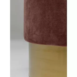 KARE Design Hocker Cherry Rose Brass O45Cm- Sitzbänke