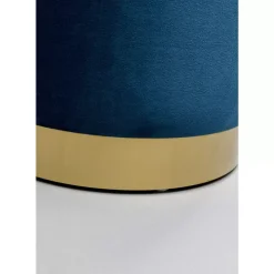 KARE Design Hocker Cherry Storage Blau Brass (2/Set)- Sitzbänke