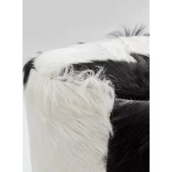 KARE Design Hocker Flint Stone Schwarz O35Cm- Sitzbänke