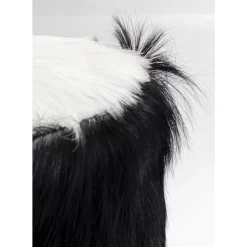 KARE Design Hocker Flint Stone Schwarz O35Cm- Sitzbänke