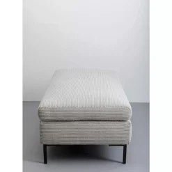 KARE Design Hocker Gianni Cord Grau- Sitzbänke