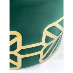 KARE Design Hocker Jenna Grun O61Cm- Sitzbänke