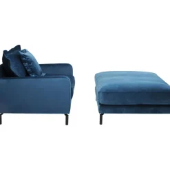 KARE Design Hocker Lullaby Petrol- Sitzbänke