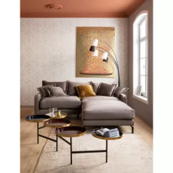 KARE Design Hocker Lullaby Taupe- Sitzbänke