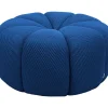 KARE Design Hocker Peppo Lounge Blau O80Cm- Sitzbänke