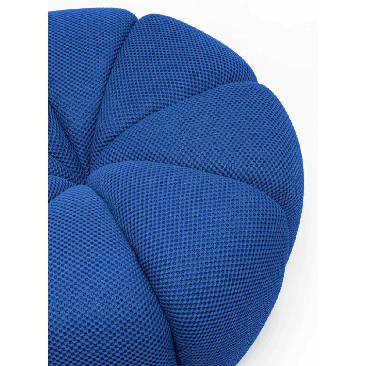 KARE Design Hocker Peppo Lounge Blau O80Cm- Sitzbänke