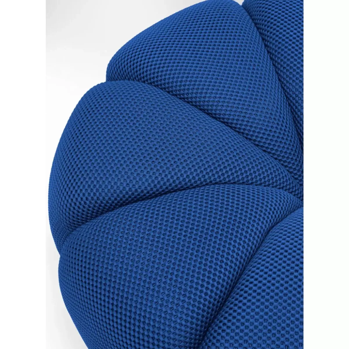KARE Design Hocker Peppo Lounge Blau O80Cm- Sitzbänke