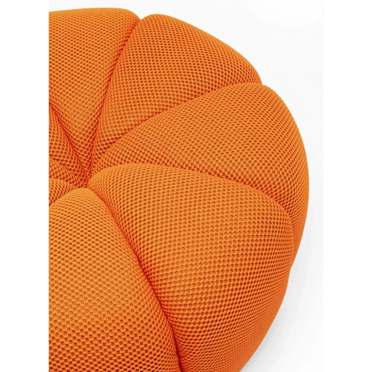 KARE Design Hocker Peppo Lounge Orange O80Cm- Sitzbänke