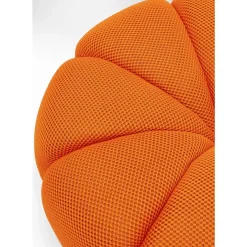 KARE Design Hocker Peppo Lounge Orange O80Cm- Sitzbänke