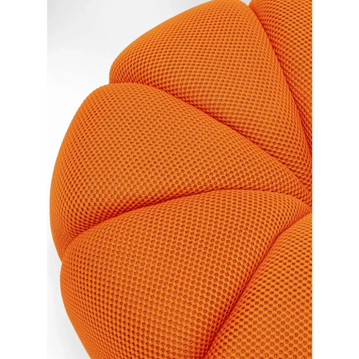 KARE Design Hocker Peppo Lounge Orange O80Cm- Sitzbänke