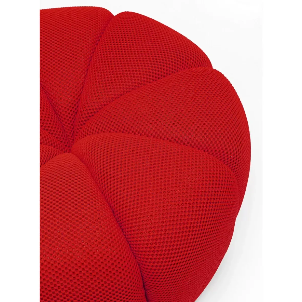 KARE Design Hocker Peppo Lounge Rot O80Cm- Sitzbänke