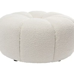 KARE Design Hocker Peppo Lounge Weis O76Cm- Sitzbänke