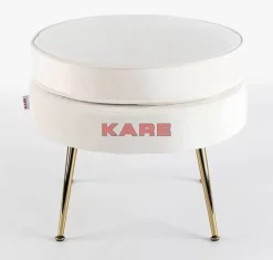 KARE Design Hocker Water Lily Beige- Sitzbänke