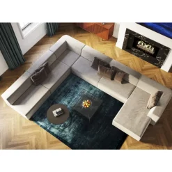 KARE Design Infinity Ecke 100 Elements Grau Links- Sofas & Couches