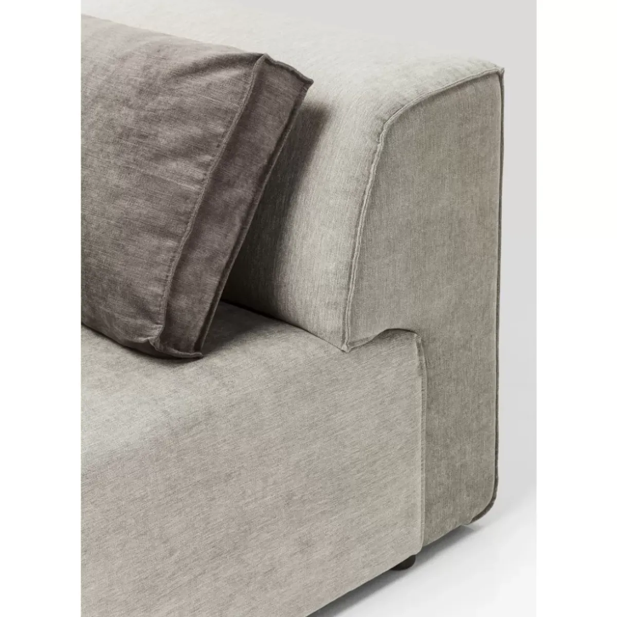 KARE Design Infinity Ottomane Elements Grau Rechts- Sofas & Couches