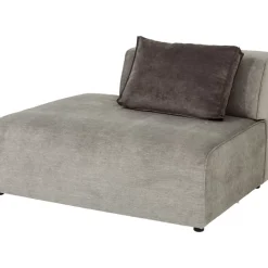 KARE Design Infinity Ottomane Semi Elements Grau Links- Sofas & Couches