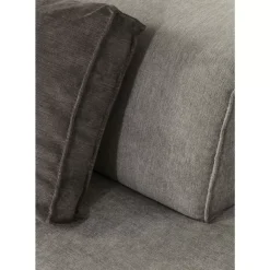 KARE Design Infinity Ottomane Semi Elements Grau Rechts- Sofas & Couches