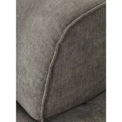 KARE Design Infinity Ottomane Semi Elements Grau Rechts- Sofas & Couches