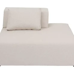 KARE Design Infinity Ottomane Semi Elements Creme Rechts 120Cm- Sofas & Couches