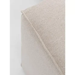 KARE Design Infinity Ottomane Semi Elements Creme Rechts 120Cm- Sofas & Couches