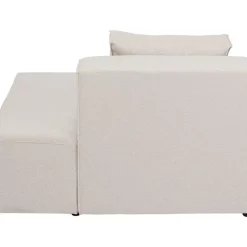 KARE Design Infinity Ottomane Semi Elements Creme Rechts 120Cm- Sofas & Couches