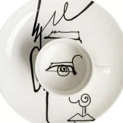 KARE Design Kaffeetasse Viso Uomo (2/Tlg.)- Geschirr & Tischaccessoires