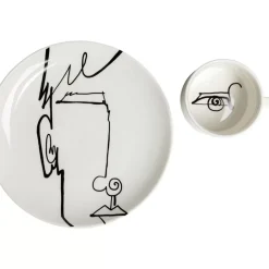 KARE Design Kaffeetasse Viso Uomo (2/Tlg.)- Geschirr & Tischaccessoires