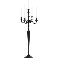 KARE Design Kerzenleuchter Chalet Matt Schwarz 104- Kerzenständer & Laternen