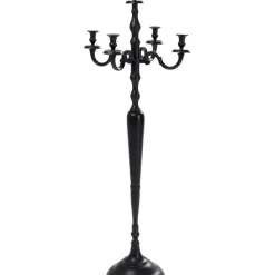 KARE Design Kerzenleuchter Chalet Matt Schwarz 104- Kerzenständer & Laternen