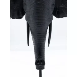 KARE Design Kerzenständer Elephant Head Schwarz 49Cm- Kerzenständer & Laternen
