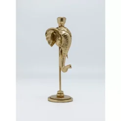 KARE Design Kerzenständer Elephant Head Gold 36Cm- Kerzenständer & Laternen