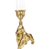 KARE Design Kerzenständer Gorilla Gold- Kerzenständer & Laternen