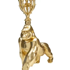 KARE Design Kerzenständer Gorilla Gold- Kerzenständer & Laternen