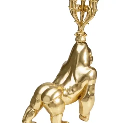 KARE Design Kerzenständer Gorilla Gold- Kerzenständer & Laternen