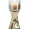 KARE Design Kerzenständer Jade Gold 33Cm- Kerzenständer & Laternen