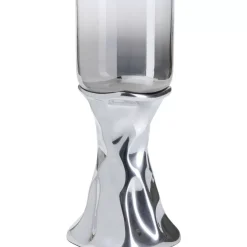 KARE Design Kerzenständer Jade Silber 33Cm- Kerzenständer & Laternen