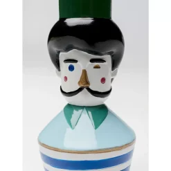KARE Design Kerzenständer Monsieur Mustache 16Cm- Kerzenständer & Laternen